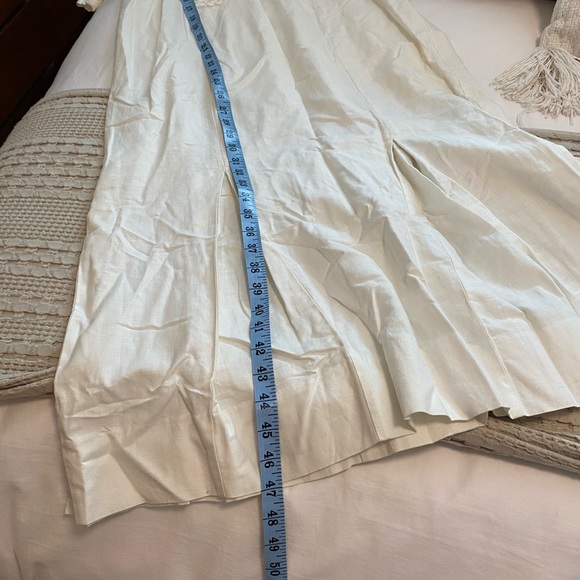 Vintage Linen Wedding Dress - Picture 9 of 11